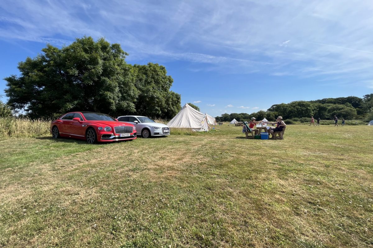 Bentley and Bell Tent!